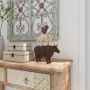 image:imageDeco 79 Polystone Farm Animals Decorative Sculpture Stacked Home Decor Statue Accent Figurine 11 x 3 x 14 BrownBrown