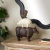 image:imageDeco 79 Polystone Farm Animals Decorative Sculpture Stacked Home Decor Statue Accent Figurine 11 x 3 x 14 BrownBrown