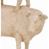 image:imageDeco 79 Polystone Farm Animals Decorative Sculpture Stacked Home Decor Statue Accent Figurine 11 x 3 x 14 BrownCream