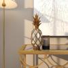 image:imageDeco 79 Polystone Fruit Decorative Sculpture Pineapple Home Decor Statue with Mirror Accents Accent Figurine 5 x 5 x 15 Gold5 x 5 x 15