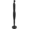 image:imageDeco 79 Polystone People Decorative Sculpture Tall Slim Figure Home Decor Statue with Ribbed Body and Glitter Accents Accent Figurine 10 x 10 x 53 Black