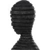 image:imageDeco 79 Polystone People Decorative Sculpture Tall Slim Figure Home Decor Statue with Ribbed Body and Glitter Accents Accent Figurine 10 x 10 x 53 Black