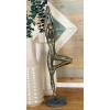 image:imageDeco 79 Polystone Yoga Decorative Sculpture Home Decor Statue Accent Figurine 9 x 5 x 11 BlackBlack gray