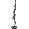 image:imageDeco 79 Polystone Yoga Decorative Sculpture Home Decor Statue Accent Figurine 9 x 5 x 11 BlackBlack gray