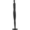 image:imageDeco 79 Polystone People Decorative Sculpture Tall Slim Figure Home Decor Statue with Ribbed Body and Glitter Accents Accent Figurine 10 x 10 x 53 Black