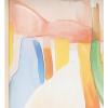 image:imageDeco 79 Canvas Abstract Framed Wall Art with Brushed Paint Strokes and Light Brown Frame 20 x 1 x 24 Multi Colored
