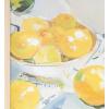 image:imageDeco 79 Canvas Fruit Lemon Framed Wall Art with Light Brown Frame 24 x 1 x 20 Yellow