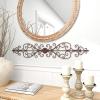 image:imageDeco 79 Metal Abstract Wall Decor 59 x 1 x 24 Brown44L x 44W