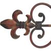 image:imageDeco 79 Metal Abstract Wall Decor 59 x 1 x 24 Brown56L x 1W