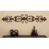 image:imageDeco 79 Metal Abstract Wall Decor 59 x 1 x 24 Brown56L x 1W