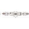 image:imageDeco 79 Metal Abstract Wall Decor 59 x 1 x 24 Brown56L x 1W