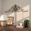 image:imageDeco 79 Metal Abstract Wall Decor 59 x 1 x 24 Brown58L x 20W