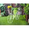 image:imageDeco 79 Metal Bike Indoor Outdoor Plantstand Indoor Outdoor Plant Shelf with Basket and Saddle Bag Planters Plant Stand 63 x 22 x 35 GreenGreen