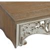 image:imageDeco 79 Wooden Scroll Carved 3 Shelves Wall Shelf Set of 3 19 24 28W Cream