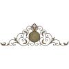 image:imageDeco 79 Metal Abstract Wall Decor 59 x 1 x 24 Brown58L x 20W