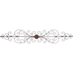 image:imageDeco 79 Metal Abstract Wall Decor 59 x 1 x 24 Brown44L x 44W