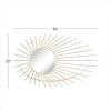 image:imageCosmoLiving by Cosmopolitan Metal Room Wall Mirror Entryway Mirror Wall Mounted Mirror 27 x 1 x 39 Gold344L x 216W