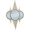 image:imageCosmoLiving by Cosmopolitan Metal Room Wall Mirror Entryway Mirror Wall Mounted Mirror 27 x 1 x 39 Gold39L x 265W