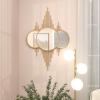 image:imageCosmoLiving by Cosmopolitan Metal Room Wall Mirror Entryway Mirror Wall Mounted Mirror 27 x 1 x 39 Gold39L x 265W