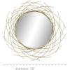 image:imageCosmoLiving by Cosmopolitan Metal Room Wall Mirror Entryway Mirror Wall Mounted Mirror 27 x 1 x 39 Gold39L x 2W