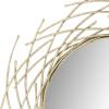 image:imageCosmoLiving by Cosmopolitan Metal Room Wall Mirror Entryway Mirror Wall Mounted Mirror 27 x 1 x 39 Gold39L x 2W