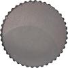 image:imageCosmoLiving by Cosmopolitan Metal Room Wall Mirror Entryway Mirror with Beaded Detailing Wall Mounted Mirror 36 x 2 x 36 Dark Gray
