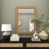image:imageDeco 79 Jute Rope Handmade Room Wall Mirror Rope Entryway Mirror Wall Mounted Mirror 36 x 2 x 48 BrownBrown
