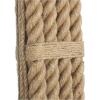 image:imageDeco 79 Jute Rope Handmade Room Wall Mirror Rope Entryway Mirror Wall Mounted Mirror 36 x 2 x 48 BrownBrown
