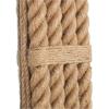 image:imageDeco 79 Jute Rope Handmade Room Wall Mirror Rope Entryway Mirror Wall Mounted Mirror 36 x 2 x 48 BrownBrown