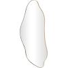 image:imageDeco 79 Metal Room Wall Mirror Oval Entryway Mirror Wall Mounted Mirror 31 x 1 x 20 GoldGold