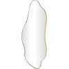 image:imageDeco 79 Metal Room Wall Mirror Oval Entryway Mirror Wall Mounted Mirror 31 x 1 x 20 GoldGold