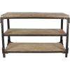 image:imageDeco 79 Wood 2 Shelves Console Table 48 x 19 x 34 Brown48 x 19 x 34