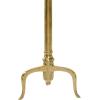 image:imageDeco 79 Marble Side End Accent Table End Table with Gold Inlay and Scrolled Base Side Table 15 x 15 x 27 White