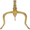 image:imageDeco 79 Marble Side End Accent Table End Table with Marble Top with Gold Inlay Side Table 18 x 18 x 25 WhiteWhite
