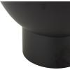 image:imageDeco 79 Metal Geometric Side End Accent Table End Table with Glass Tabletop and Elevated Base Side Table 22 x 22 x 19 BlackBlack