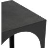 image:imageDeco 79 Metal Side End Accent Table Nested End Table with Arched Cutouts Set of 3 Side Table 21 18 16 H BlackBlack