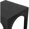 image:imageDeco 79 Metal Side End Accent Table Nested End Table with Arched Cutouts Set of 3 Side Table 21 18 16 H BlackBlack