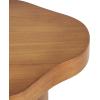 image:imageDeco 79 Wood Handmade Side End Accent Table End Table with Square Tabletop Side Table 16 x 16 x 20 BlackBrown