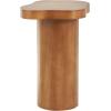 image:imageDeco 79 Wood Handmade Side End Accent Table End Table with Square Tabletop Side Table 16 x 16 x 20 BlackBrown