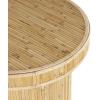 image:imageDeco 79 Wood Handmade Side End Accent Table End Table with Square Tabletop Side Table 16 x 16 x 20 BlackLight Brown
