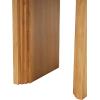 image:imageDeco 79 Wood Side End Accent Table Cutout Arch End Table Side Table 12 x 12 x 24 Brown