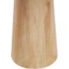 image:imageDeco 79 Wood Side End Accent Table End Table with Natural Wood Grains and Cone Shaped Bases Set of 3 Side Table 24 20 18 H Light Brown