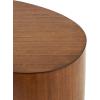 image:imageDeco 79 Wood Side End Accent Table Heart Inspired End Table Side Table 22 x 13 x 22 Brown