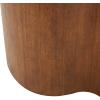 image:imageDeco 79 Wood Side End Accent Table Heart Inspired End Table Side Table 22 x 13 x 22 Brown