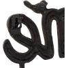 image:imageDeco 79 Rack Wall Hook 12 L x 2 W x 11 H Black