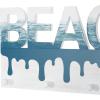 image:imageDeco 79 Rack Wall Hook 19 L x 2 W x 10 H Blue