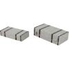 image:imageDeco 79 Fabric Decorative Trunk Woven Storage Decorative Large Boxes with Silver Latches and Buckles Set of 2 Storage Trunks 21 19 W GrayGray