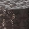 image:imageDeco 79 Metal Cylinder Pedestal Table with Hammered Design Set of 4 36 32 24 18H Brown36  32  24  18h