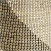 image:imageDeco 79 Seagrass Handmade Diagonal Striped Storage Basket with Black and White Plastic Weaving and Leather Handles Set of 2 18 13 W BrownBrown