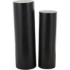 image:imageDeco 79 Wood Handmade Side End Pedestal Table Pedestal End Table Set of 2 Side Table 40 34 H BrownBlack